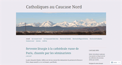 Desktop Screenshot of catholiquescaucase.wordpress.com