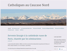 Tablet Screenshot of catholiquescaucase.wordpress.com