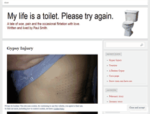 Tablet Screenshot of mylifeisatoilet.wordpress.com
