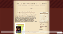 Desktop Screenshot of girlsempowerprogram.wordpress.com