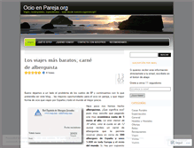 Tablet Screenshot of ocioenpareja.wordpress.com