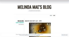 Desktop Screenshot of melindamaehandbags.wordpress.com