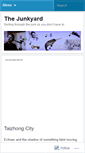 Mobile Screenshot of ajunkyard.wordpress.com
