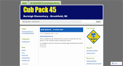 Desktop Screenshot of cubpack45.wordpress.com