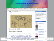 Tablet Screenshot of dwellingintheword.wordpress.com