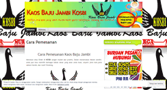 Desktop Screenshot of kaosbajujambi.wordpress.com