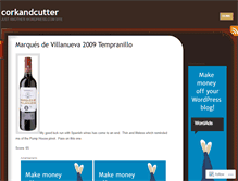 Tablet Screenshot of corkandcutter.wordpress.com