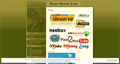 Desktop Screenshot of makecasheasy.wordpress.com