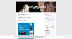 Desktop Screenshot of fergusonreviews.wordpress.com