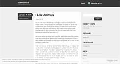 Desktop Screenshot of powerofficial.wordpress.com