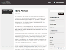 Tablet Screenshot of powerofficial.wordpress.com