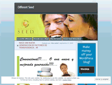 Tablet Screenshot of differentseedinc.wordpress.com