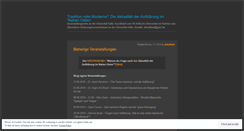 Desktop Screenshot of aktualitaet.wordpress.com
