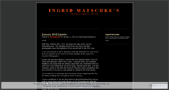 Desktop Screenshot of ingridmatschkephotos.wordpress.com