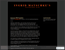 Tablet Screenshot of ingridmatschkephotos.wordpress.com