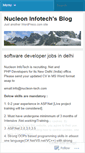 Mobile Screenshot of nucleoninfotech.wordpress.com
