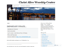 Tablet Screenshot of christalive.wordpress.com