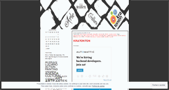 Desktop Screenshot of kratonton.wordpress.com