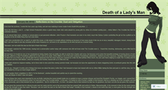 Desktop Screenshot of deathofaladysman.wordpress.com