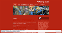 Desktop Screenshot of naturephilia.wordpress.com