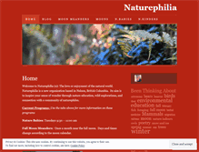 Tablet Screenshot of naturephilia.wordpress.com