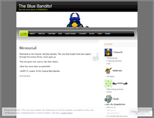 Tablet Screenshot of bluebanditsofcp.wordpress.com