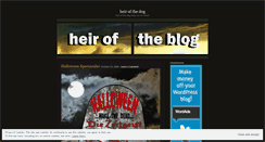 Desktop Screenshot of heirofthedog.wordpress.com