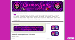 Desktop Screenshot of cazmosgang.wordpress.com