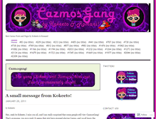 Tablet Screenshot of cazmosgang.wordpress.com