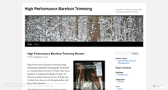 Desktop Screenshot of bloghighperformance.wordpress.com