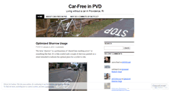 Desktop Screenshot of carfreepvd.wordpress.com