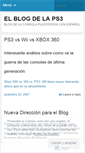 Mobile Screenshot of elblogdelaps3.wordpress.com