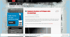 Desktop Screenshot of fabiensoyez.wordpress.com