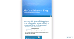 Desktop Screenshot of buyairconditioners.wordpress.com