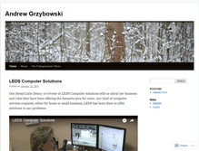 Tablet Screenshot of andrewgrzybowski.wordpress.com