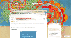 Desktop Screenshot of amayhazloquequieras.wordpress.com