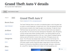 Tablet Screenshot of grandtheftautovdetails.wordpress.com