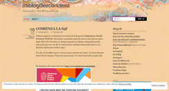 Desktop Screenshot of miblogdeeconomia.wordpress.com