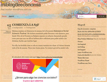 Tablet Screenshot of miblogdeeconomia.wordpress.com