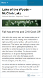 Mobile Screenshot of lakeofthewoodsmcclish.wordpress.com