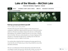 Tablet Screenshot of lakeofthewoodsmcclish.wordpress.com