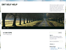 Tablet Screenshot of dbtselfhelp.wordpress.com