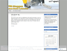 Tablet Screenshot of ishockeyvm.wordpress.com