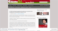 Desktop Screenshot of lepartidegauche94.wordpress.com