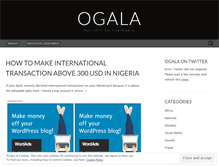 Tablet Screenshot of ogala.wordpress.com