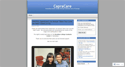 Desktop Screenshot of capracare.wordpress.com