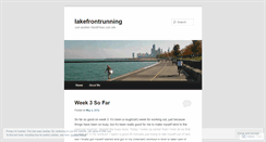 Desktop Screenshot of lakefrontrunning.wordpress.com