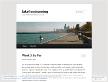 Tablet Screenshot of lakefrontrunning.wordpress.com