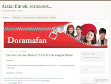 Tablet Screenshot of doramafan.wordpress.com