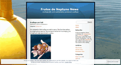 Desktop Screenshot of frutosdeneptuno.wordpress.com